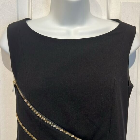 Marc New York Black Sleeveless Dress Size 8 - Picture 2 of 12